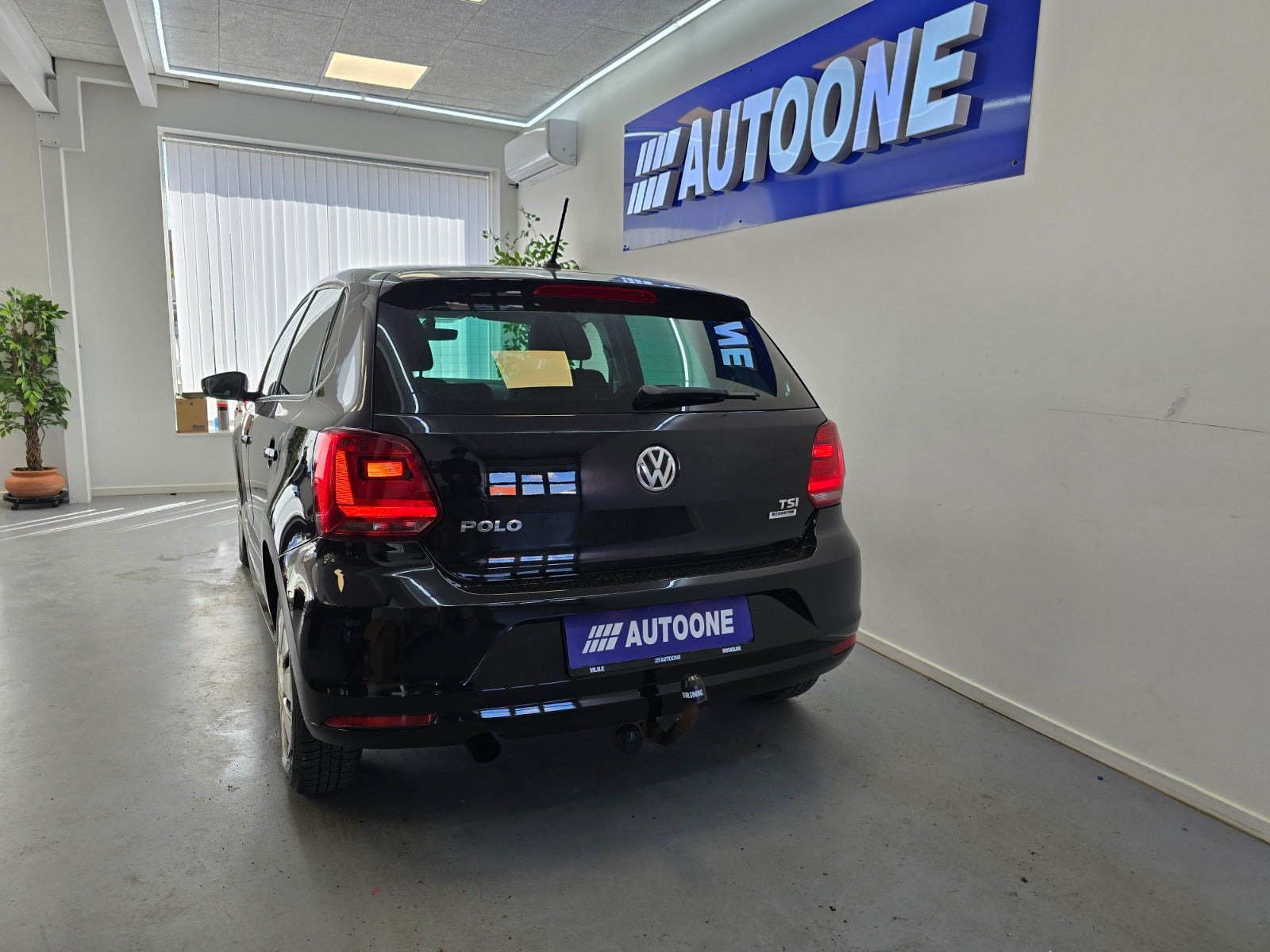 Sort VW Polo fra 2016