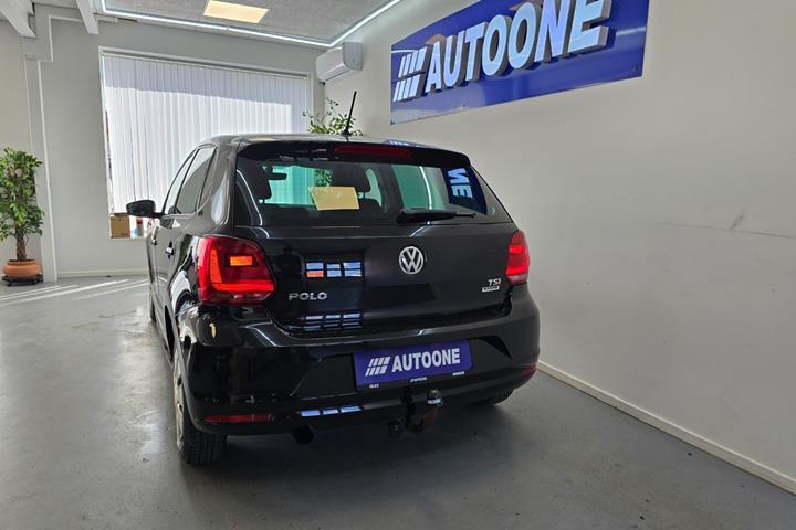 Sort VW Polo fra 2016