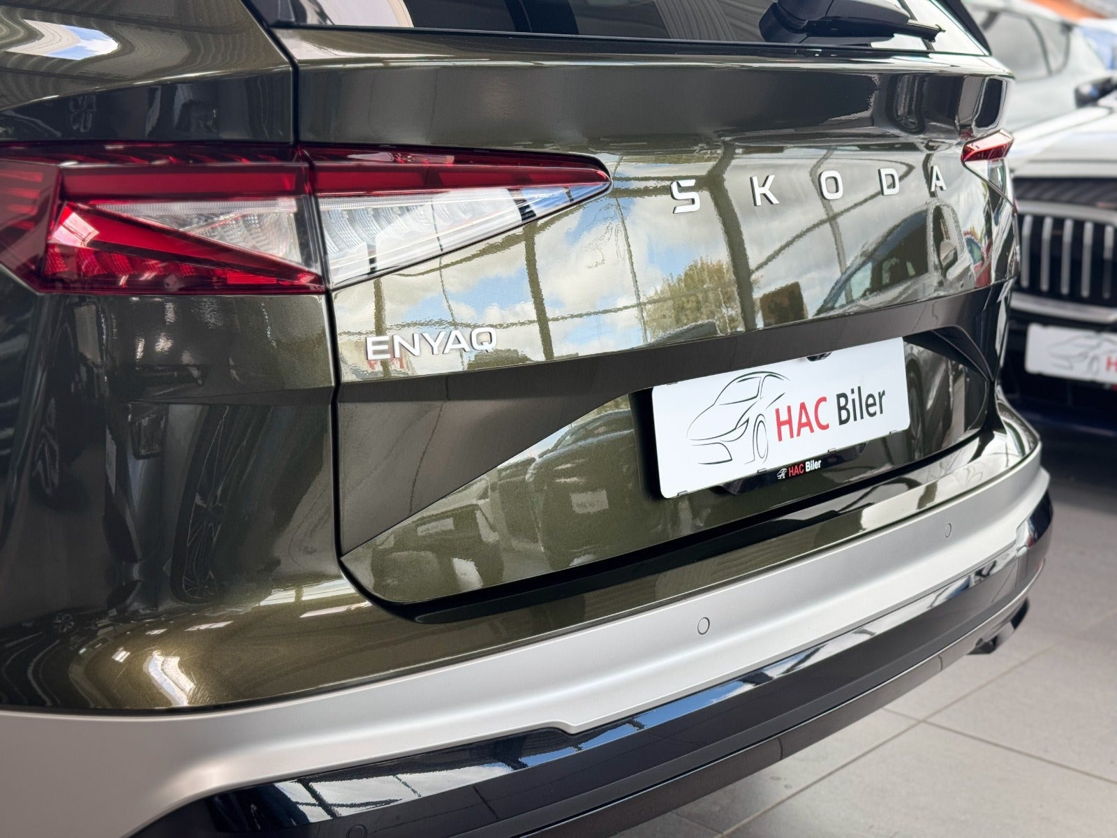 Grøn Skoda Enyaq fra 2026