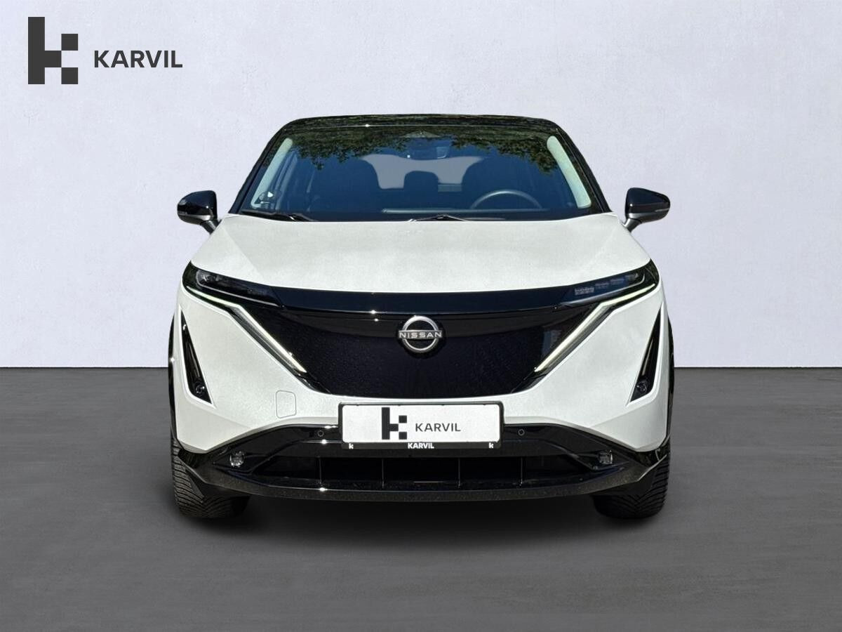 Hvid Nissan Ariya fra 2025