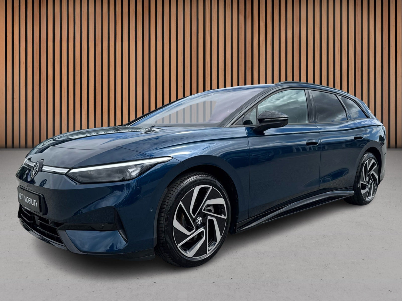Blå VW ID.7 fra 2025
