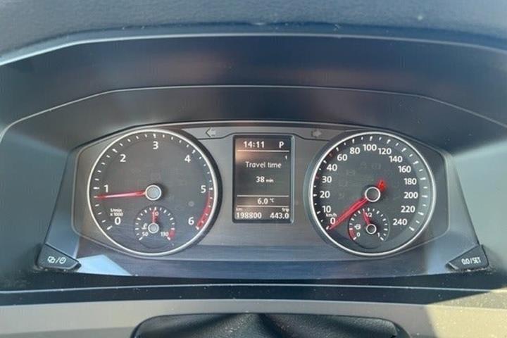 Sort VW Transporter fra 2017