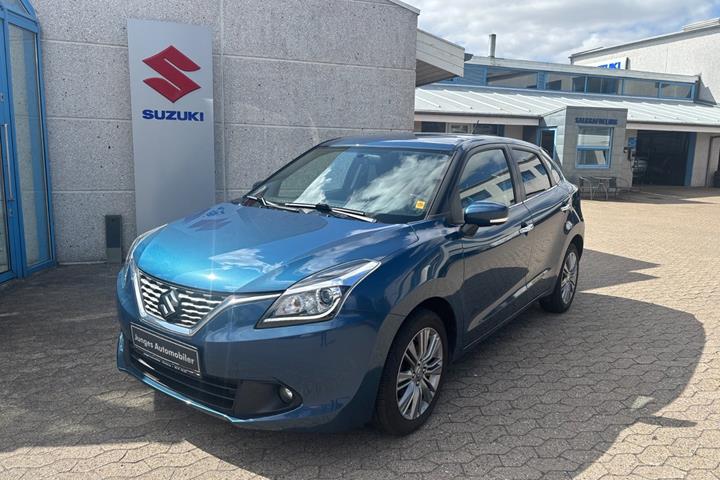 Blå Suzuki Baleno fra 2017