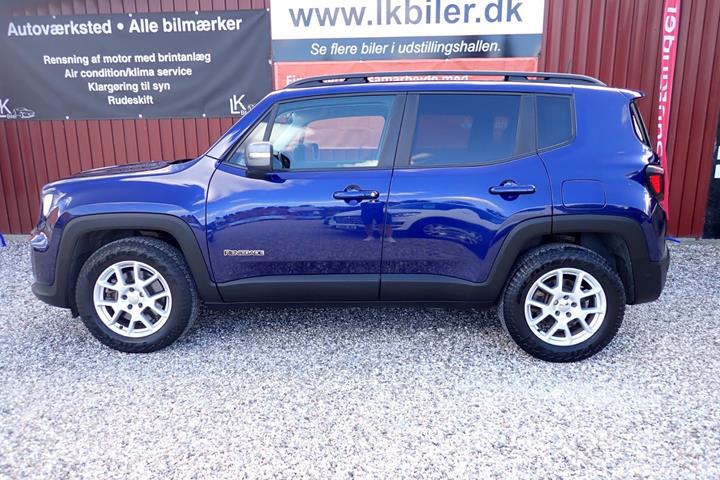 Blå Jeep Renegade fra 2020