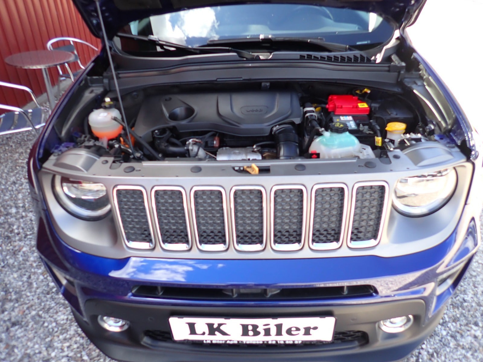 Blå Jeep Renegade fra 2020