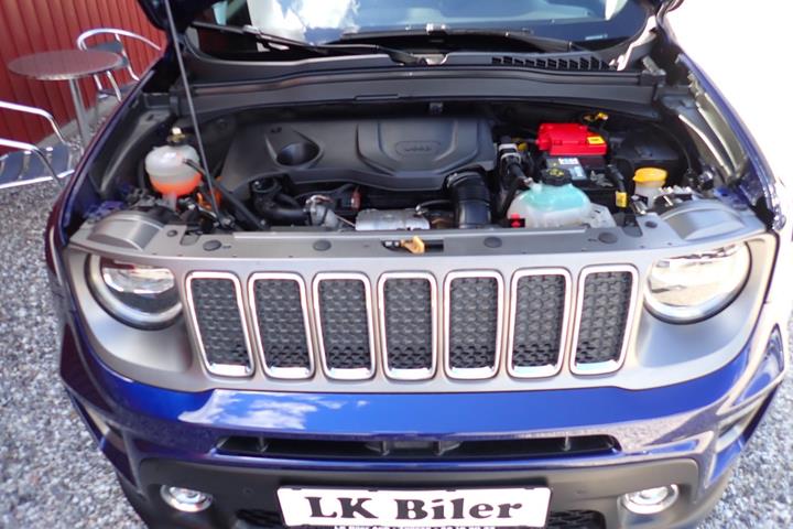 Blå Jeep Renegade fra 2020