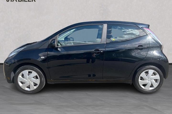 Sort Toyota Aygo fra 2017