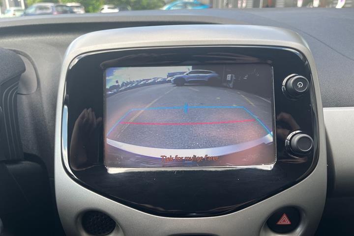Sort Toyota Aygo fra 2017