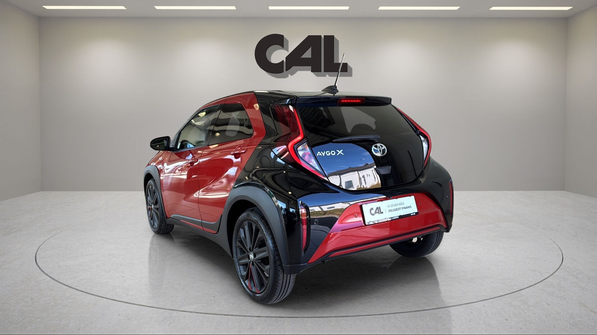 Rød Toyota Aygo X fra 2023