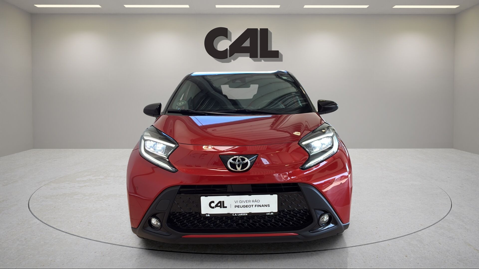 Rød Toyota Aygo X fra 2023