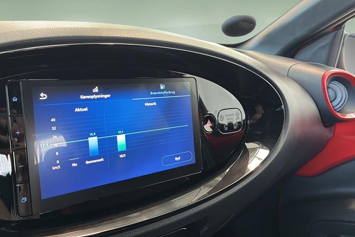Rød Toyota Aygo X fra 2023