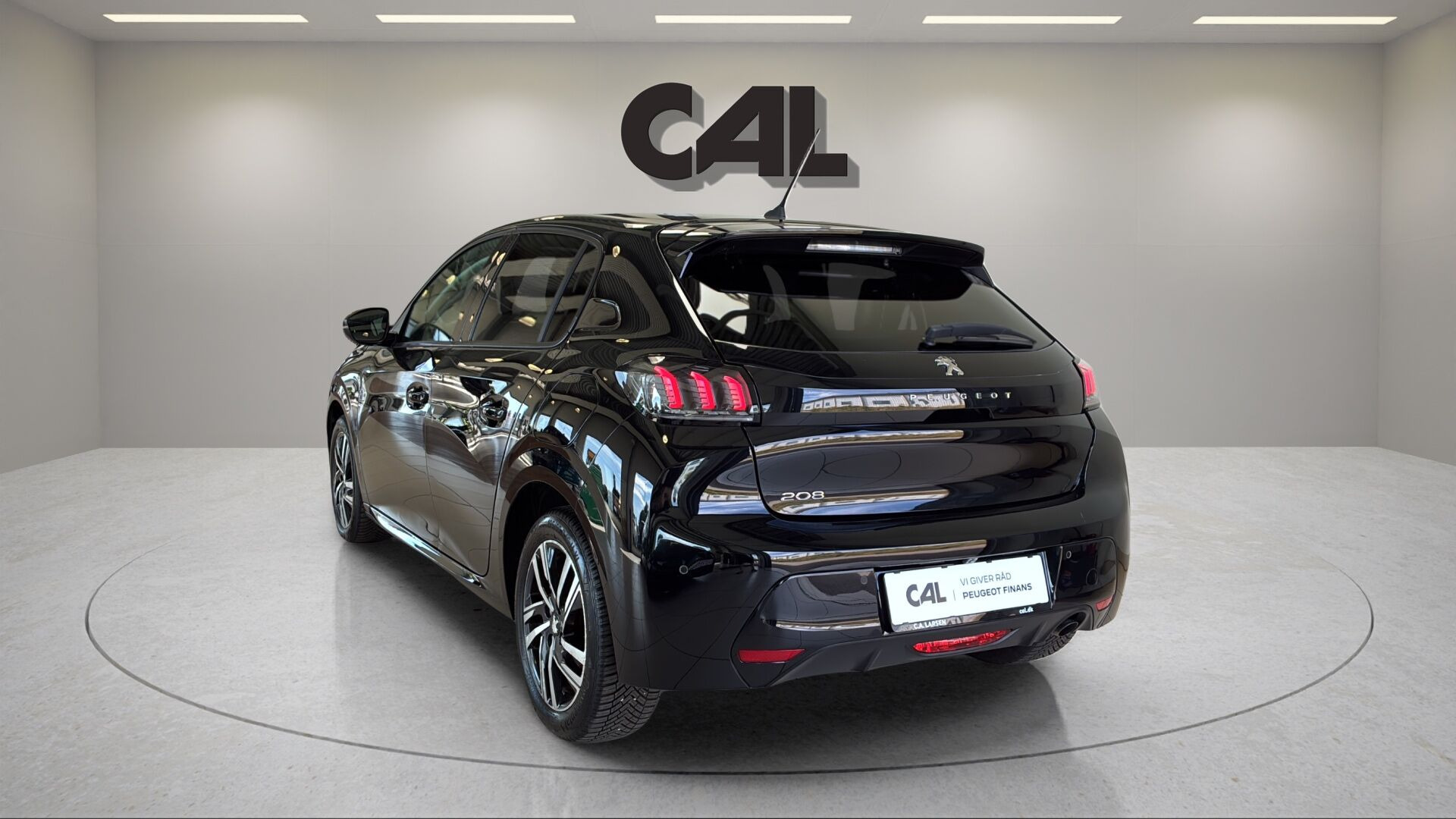 Sort Peugeot 208 fra 2021