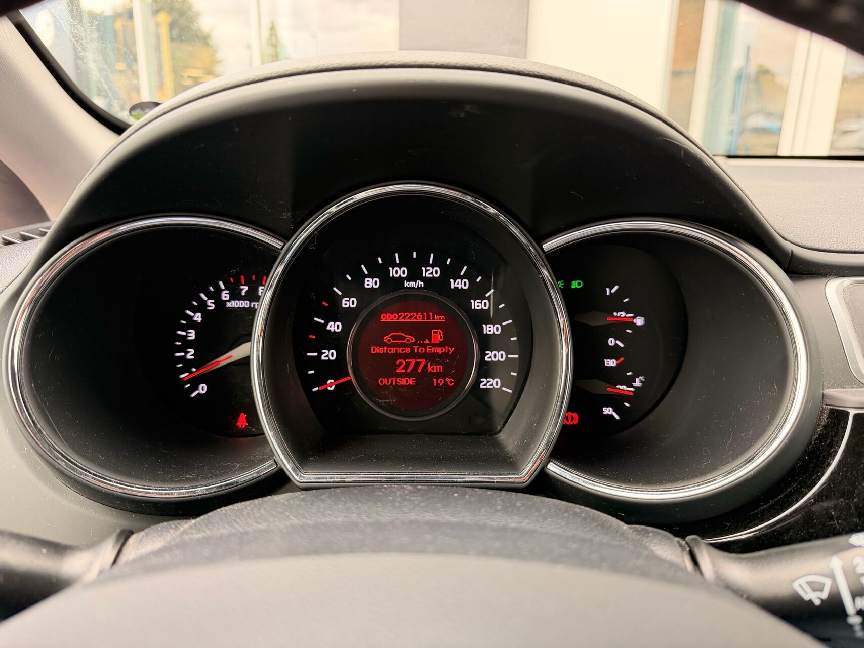 Sort Kia Rio fra 2016