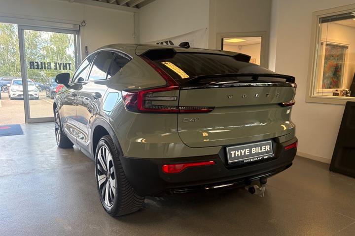 Grøn Volvo C40 fra 2023