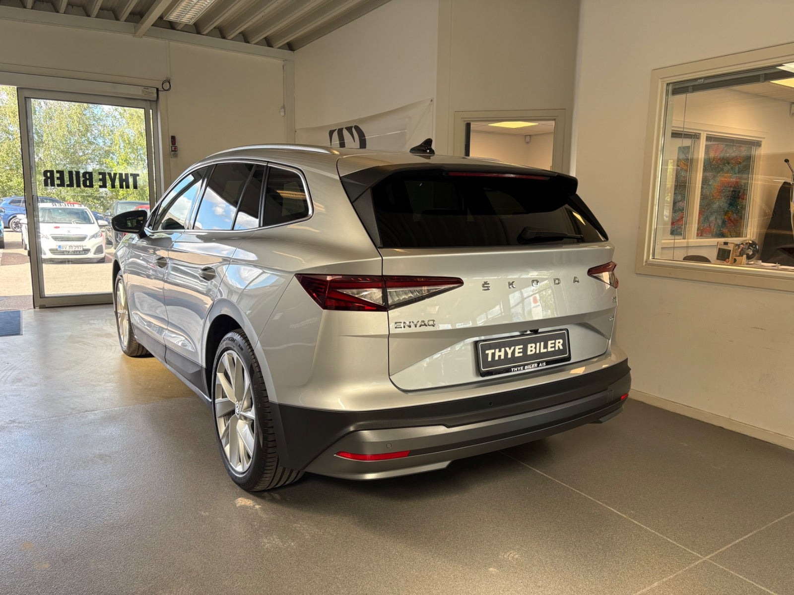 Sølv Skoda Enyaq fra 2021
