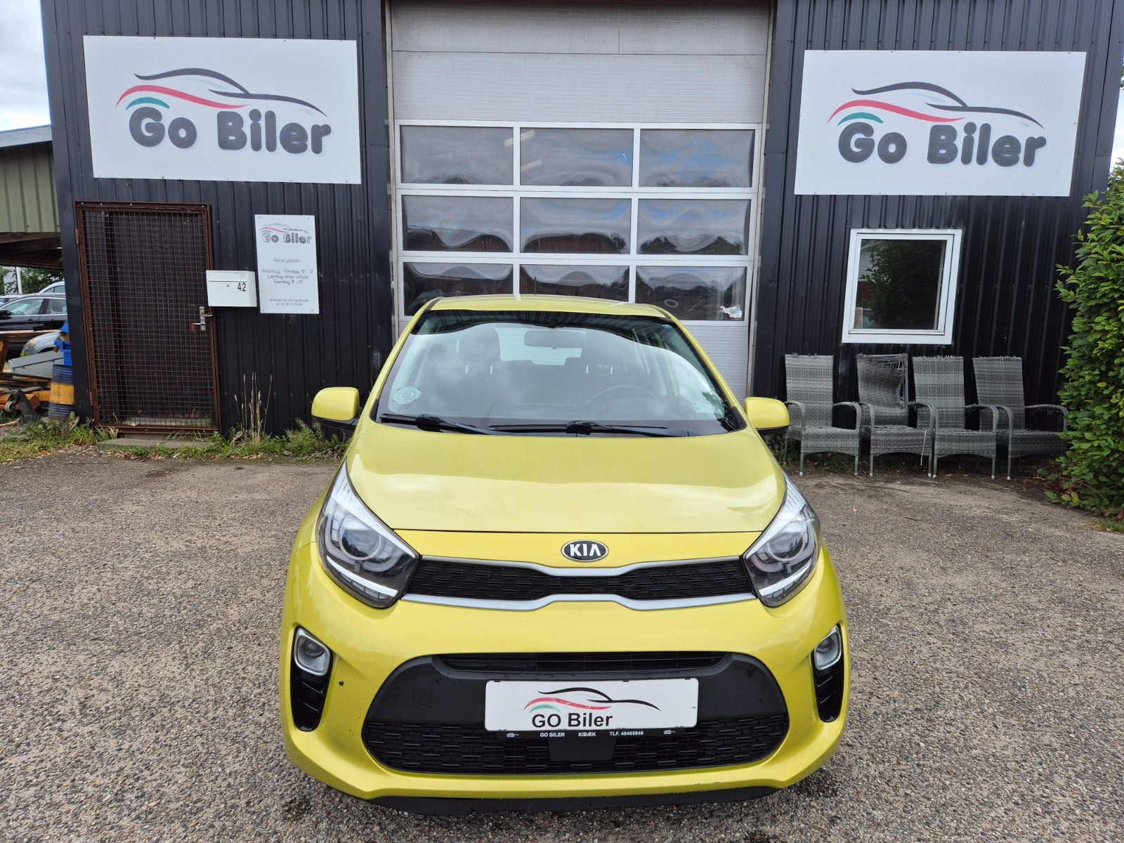 Grøn Kia Picanto fra 2018