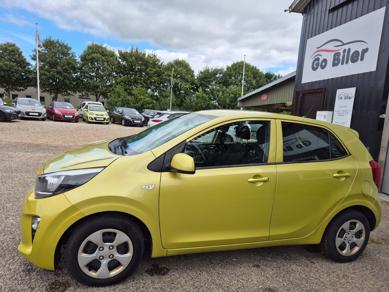Grøn Kia Picanto fra 2018