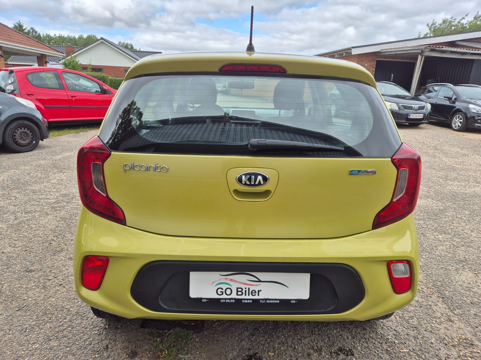 Grøn Kia Picanto fra 2018
