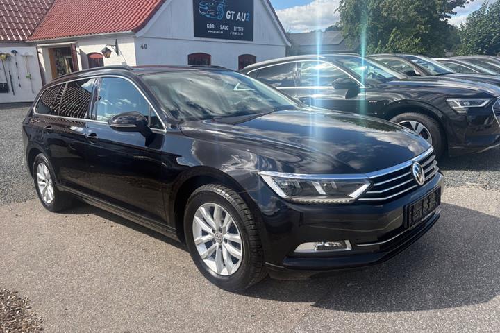 Sort VW Passat fra 2018
