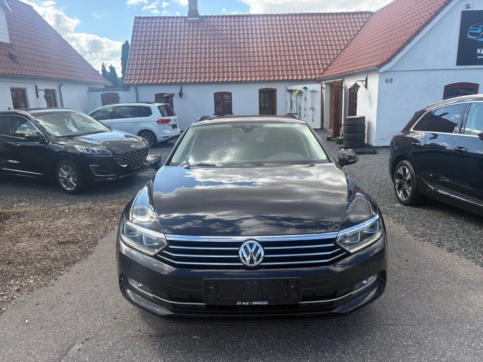Sort VW Passat fra 2018