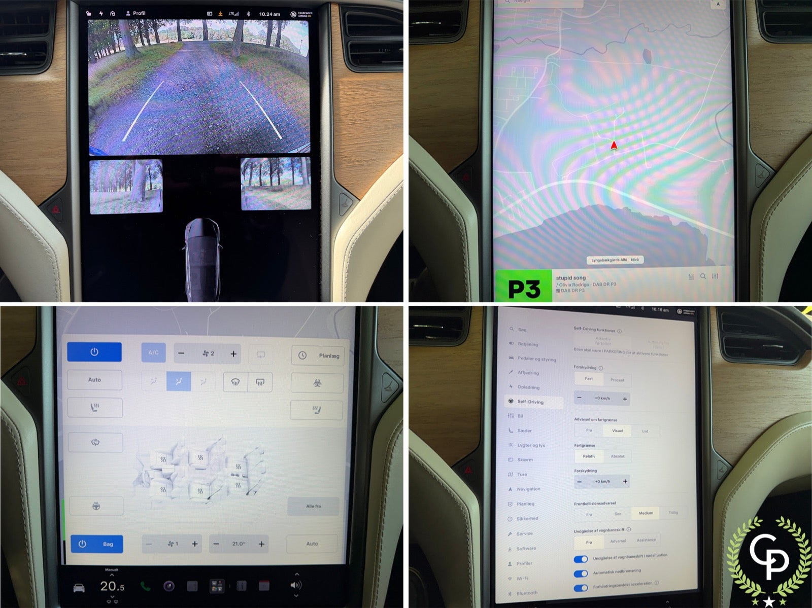 Sort Tesla Model X fra 2020