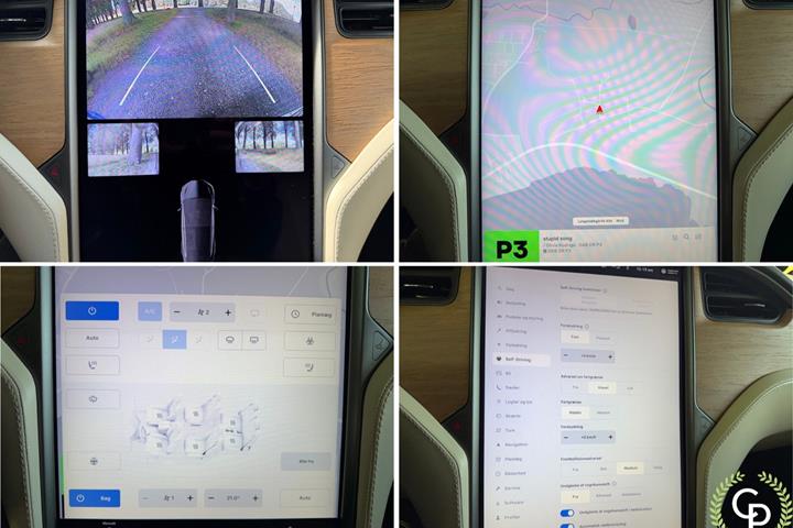 Sort Tesla Model X fra 2020