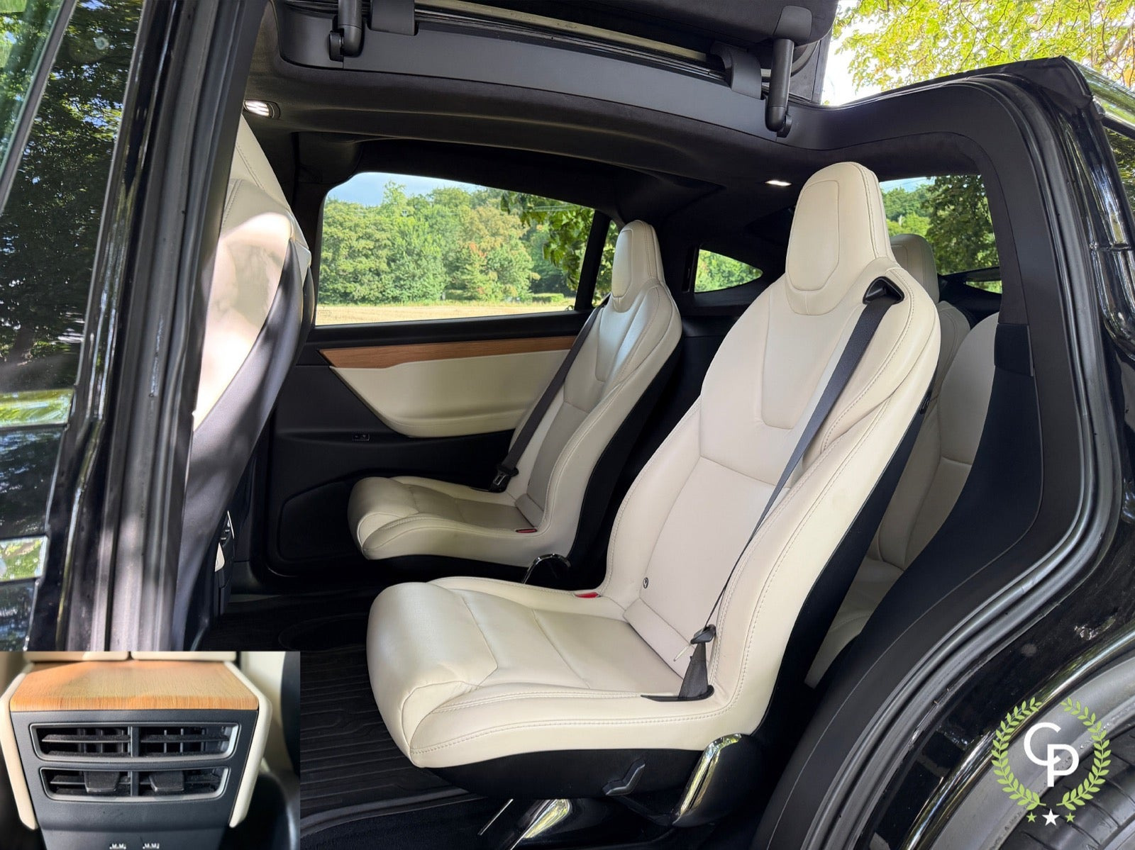 Sort Tesla Model X fra 2020