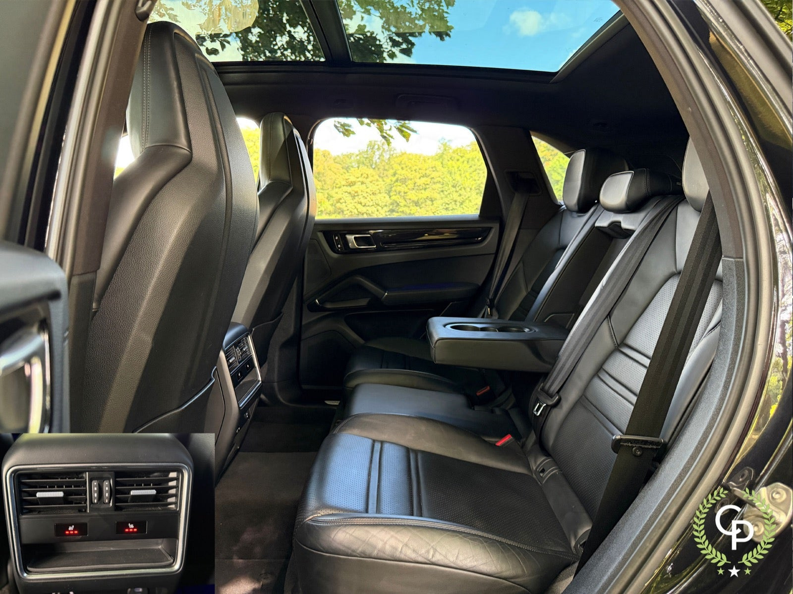 Sort Porsche Cayenne fra 2019