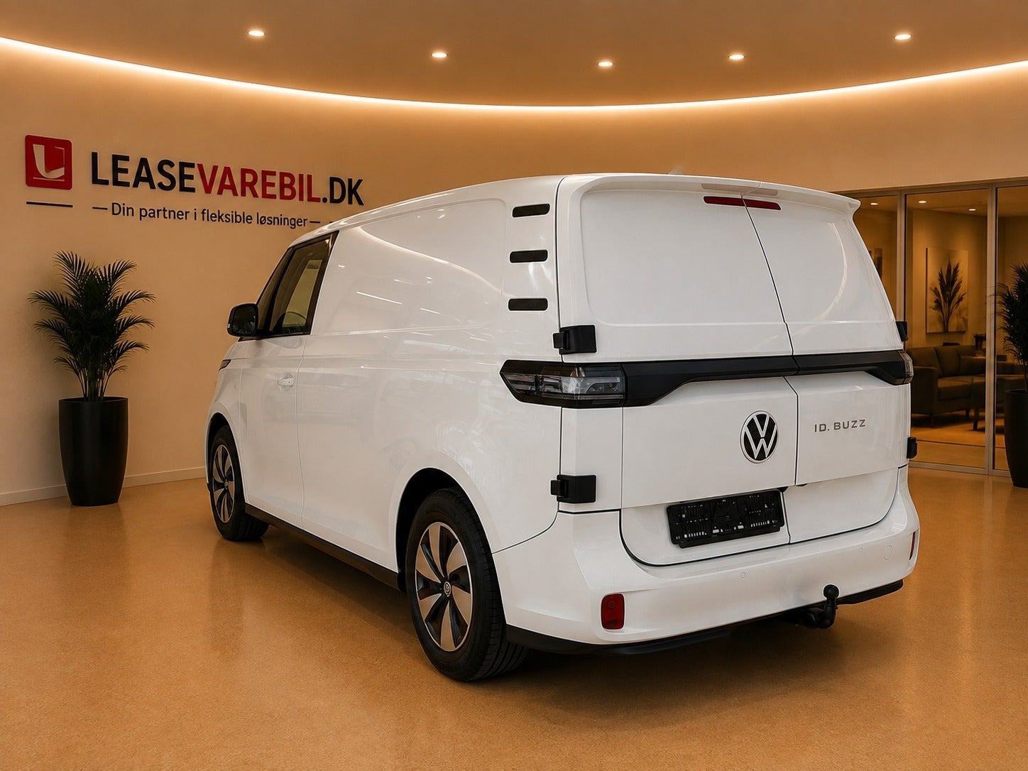 Hvid VW ID.Buzz fra 2023