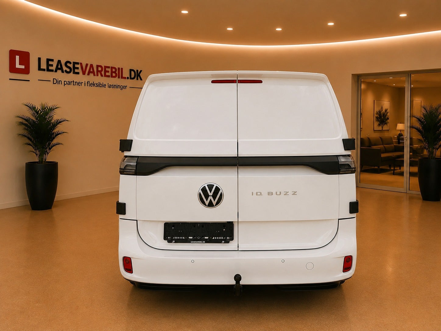 Hvid VW ID.Buzz fra 2023