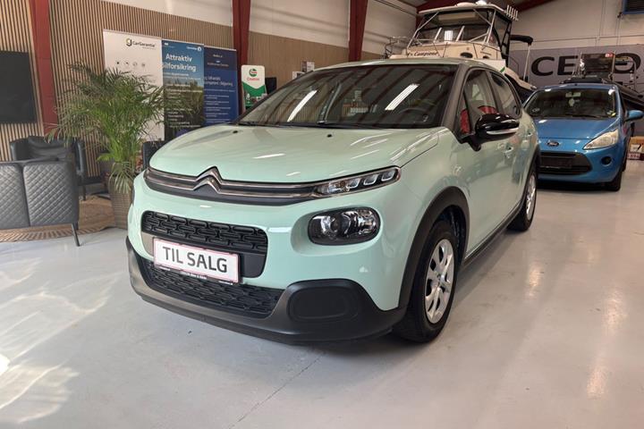 Blå Citroën C3 fra 2020