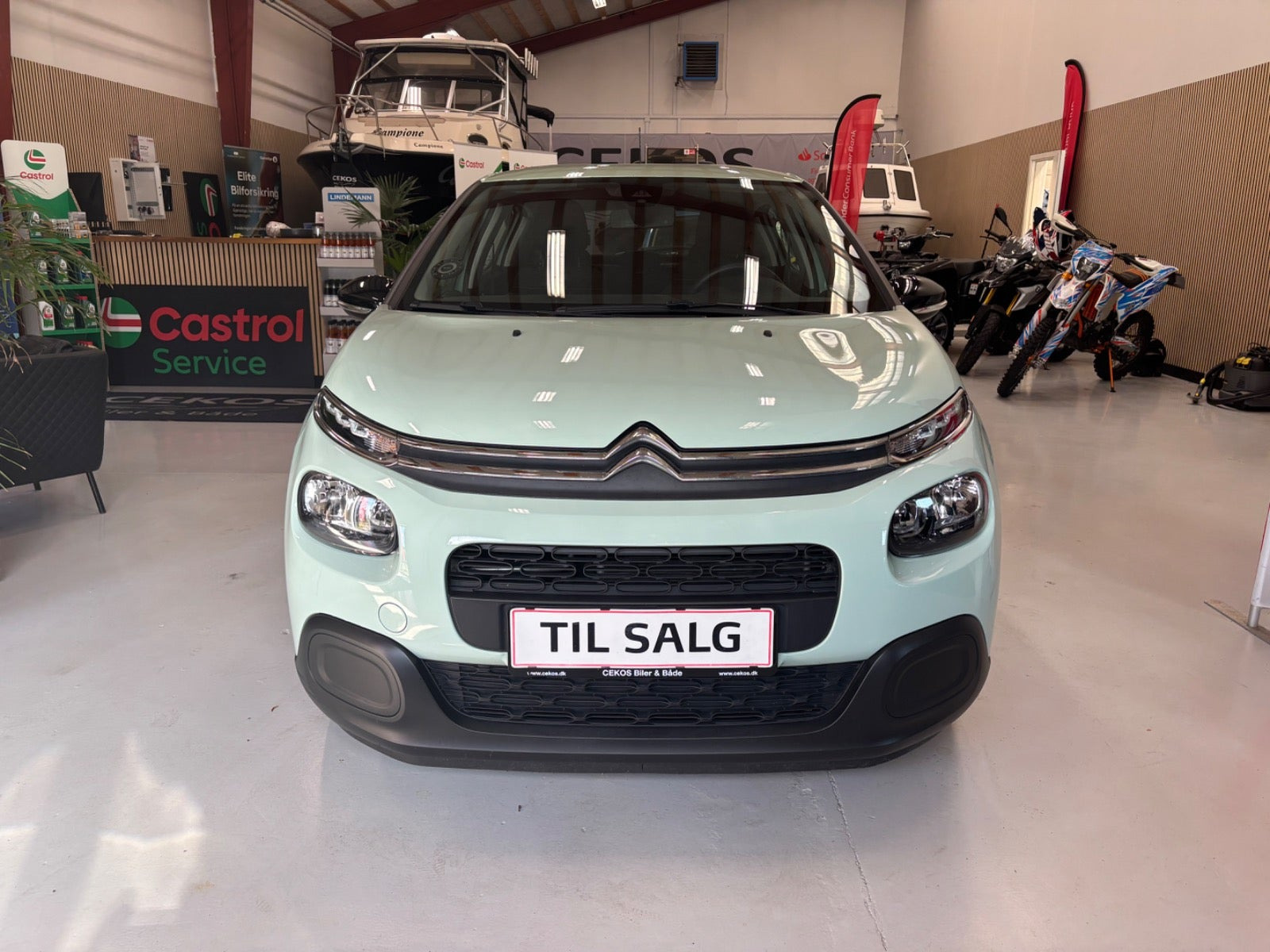 Blå Citroën C3 fra 2020