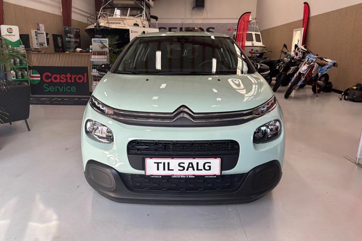 Blå Citroën C3 fra 2020