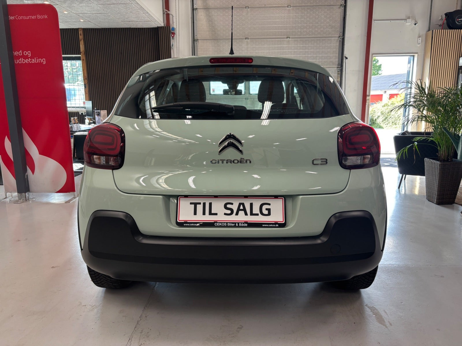 Blå Citroën C3 fra 2020