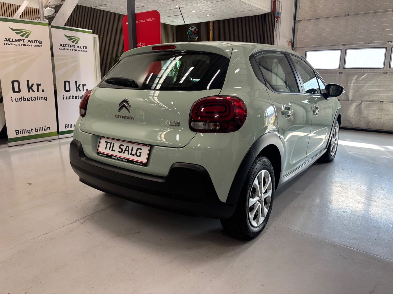 Blå Citroën C3 fra 2020
