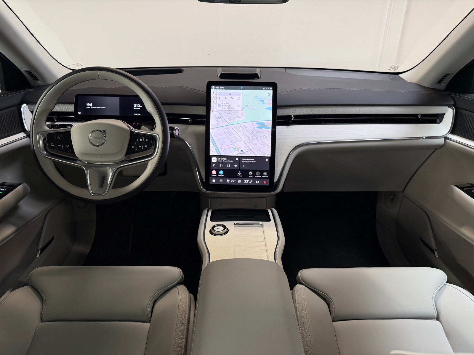 Blå Volvo EX90 fra 2025