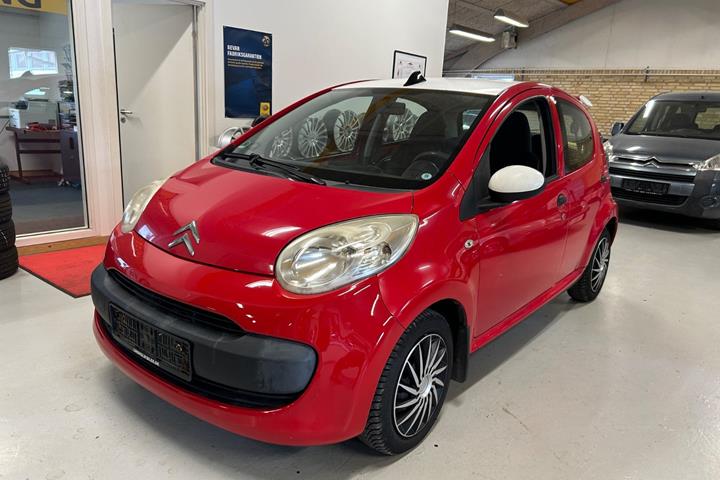 Rød Citroën C1 fra 2006