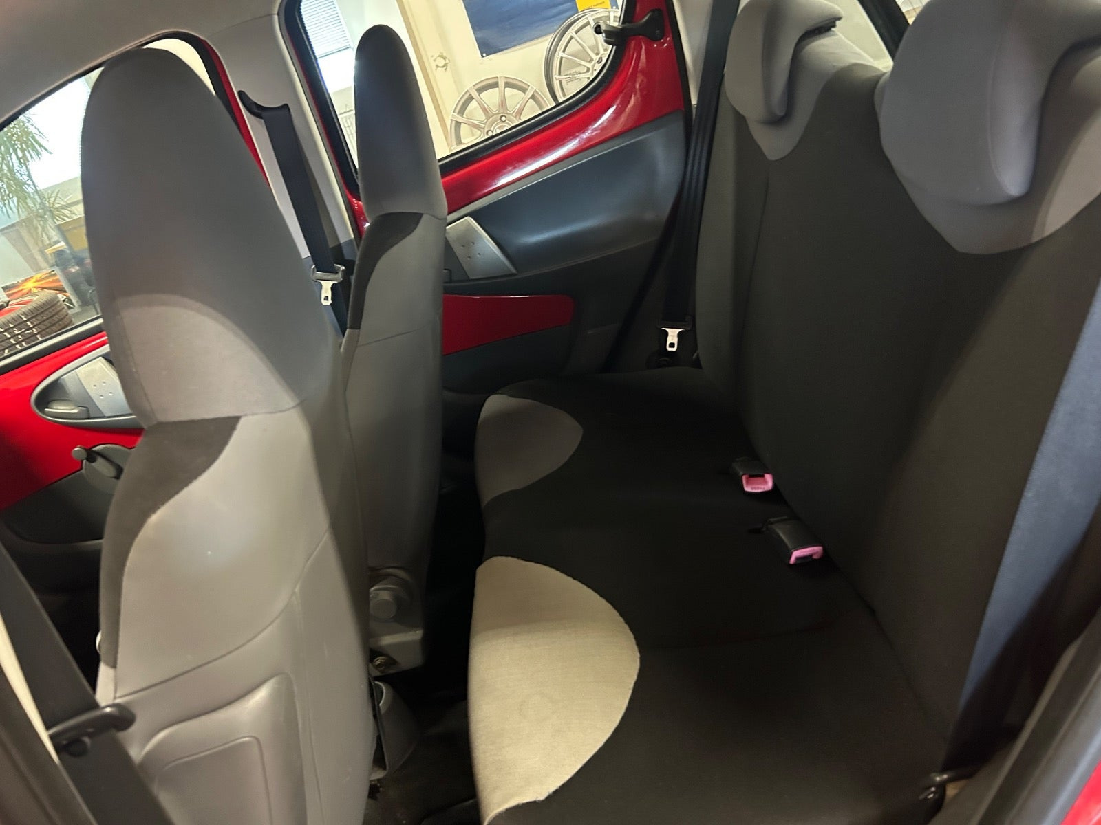 Rød Citroën C1 fra 2006