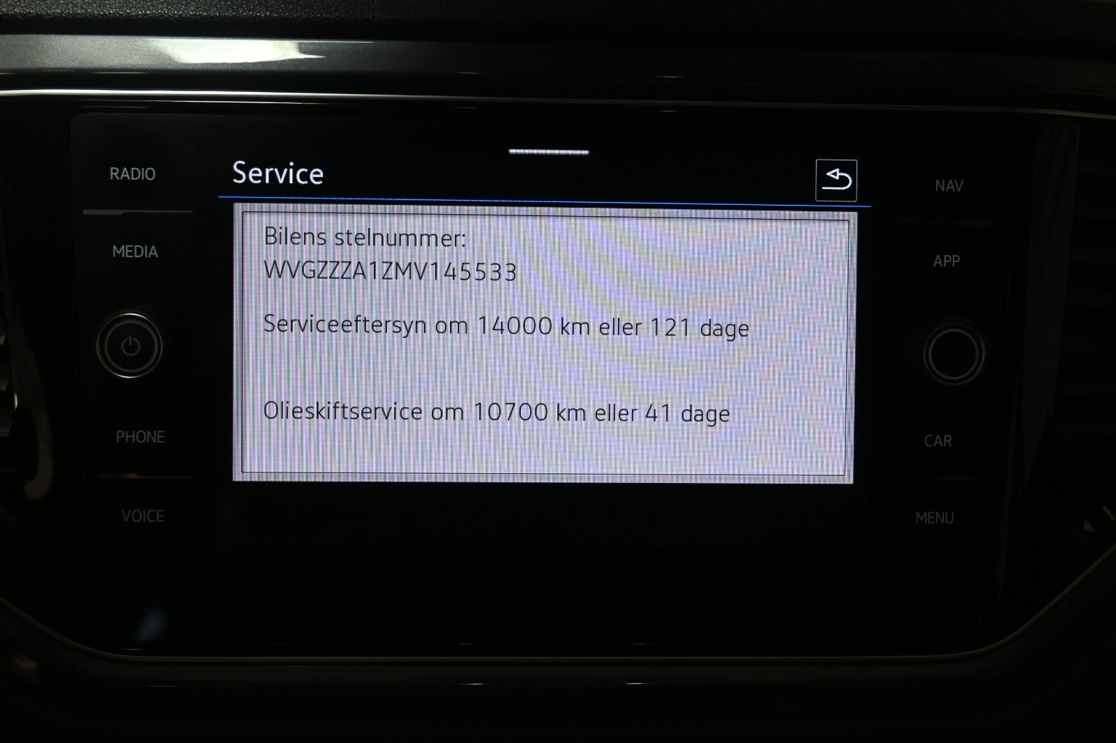 Sort VW T-Roc fra 2021