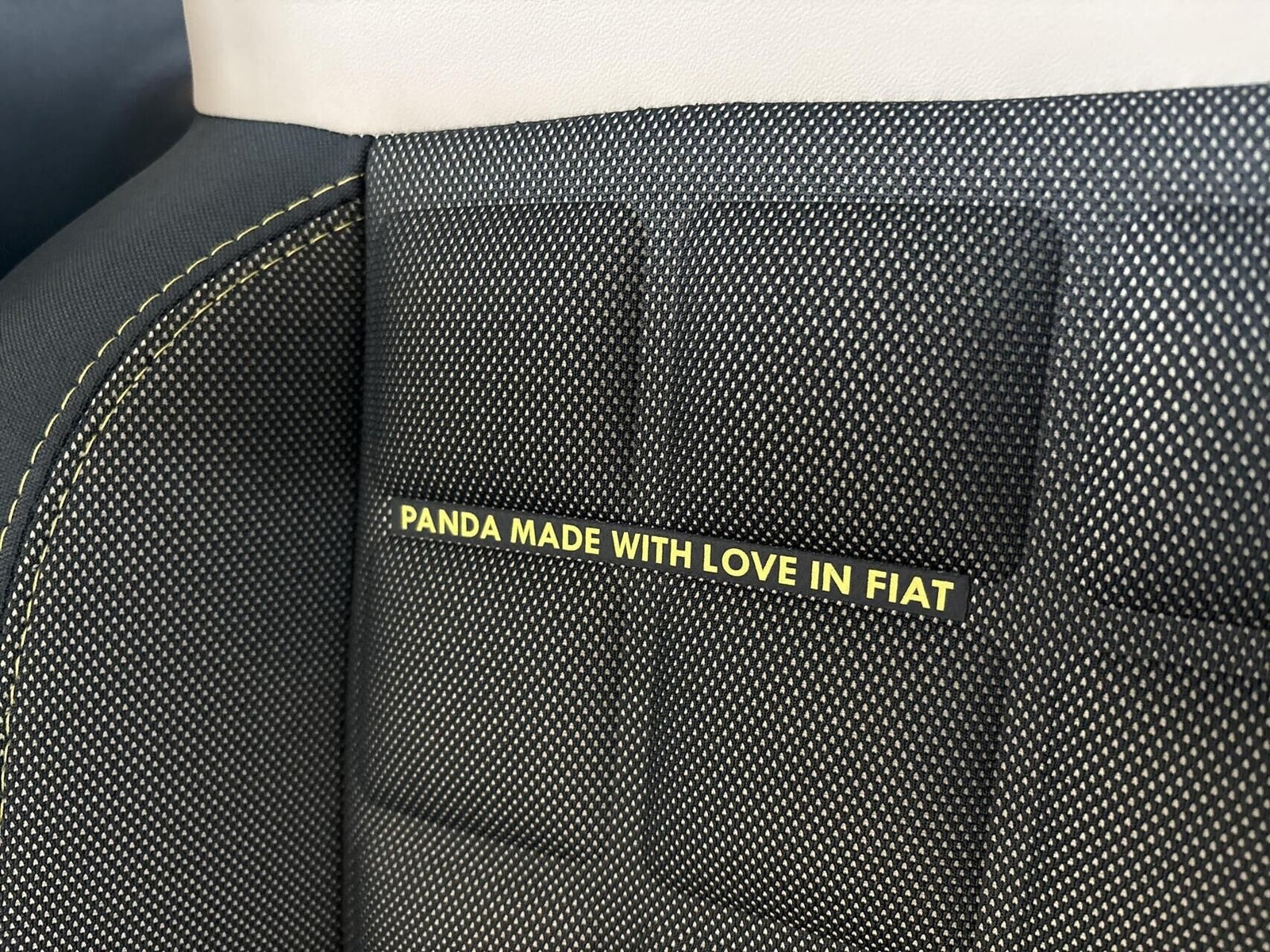 Gul Fiat Grande Panda fra 2025