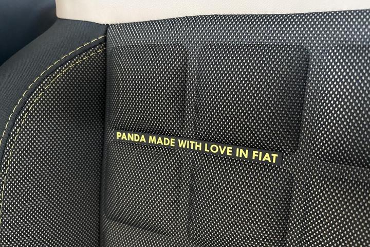 Gul Fiat Grande Panda fra 2025