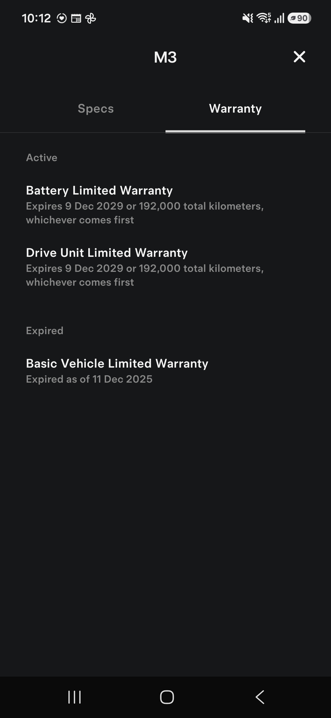 Hvid Tesla Model 3 fra 2021