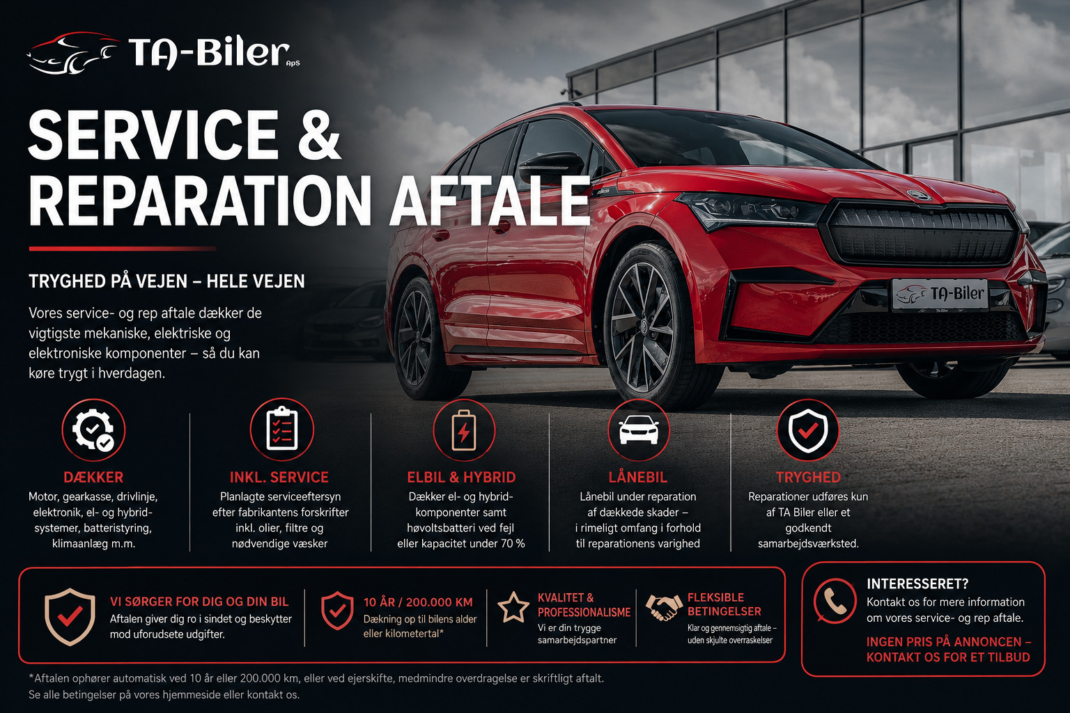 Blå Audi Q4 e-tron fra 2023