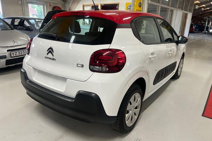 Hvid Citroën C3 fra 2017