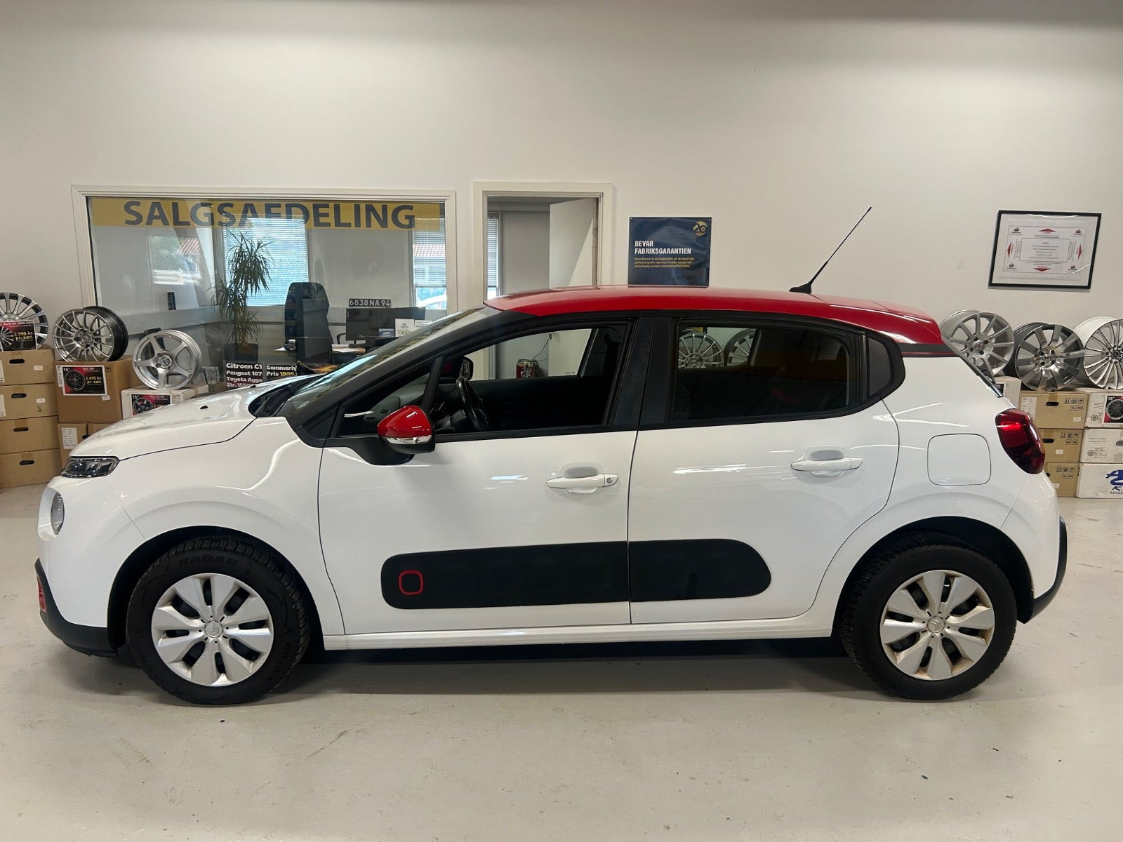 Hvid Citroën C3 fra 2017