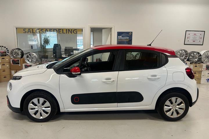 Hvid Citroën C3 fra 2017