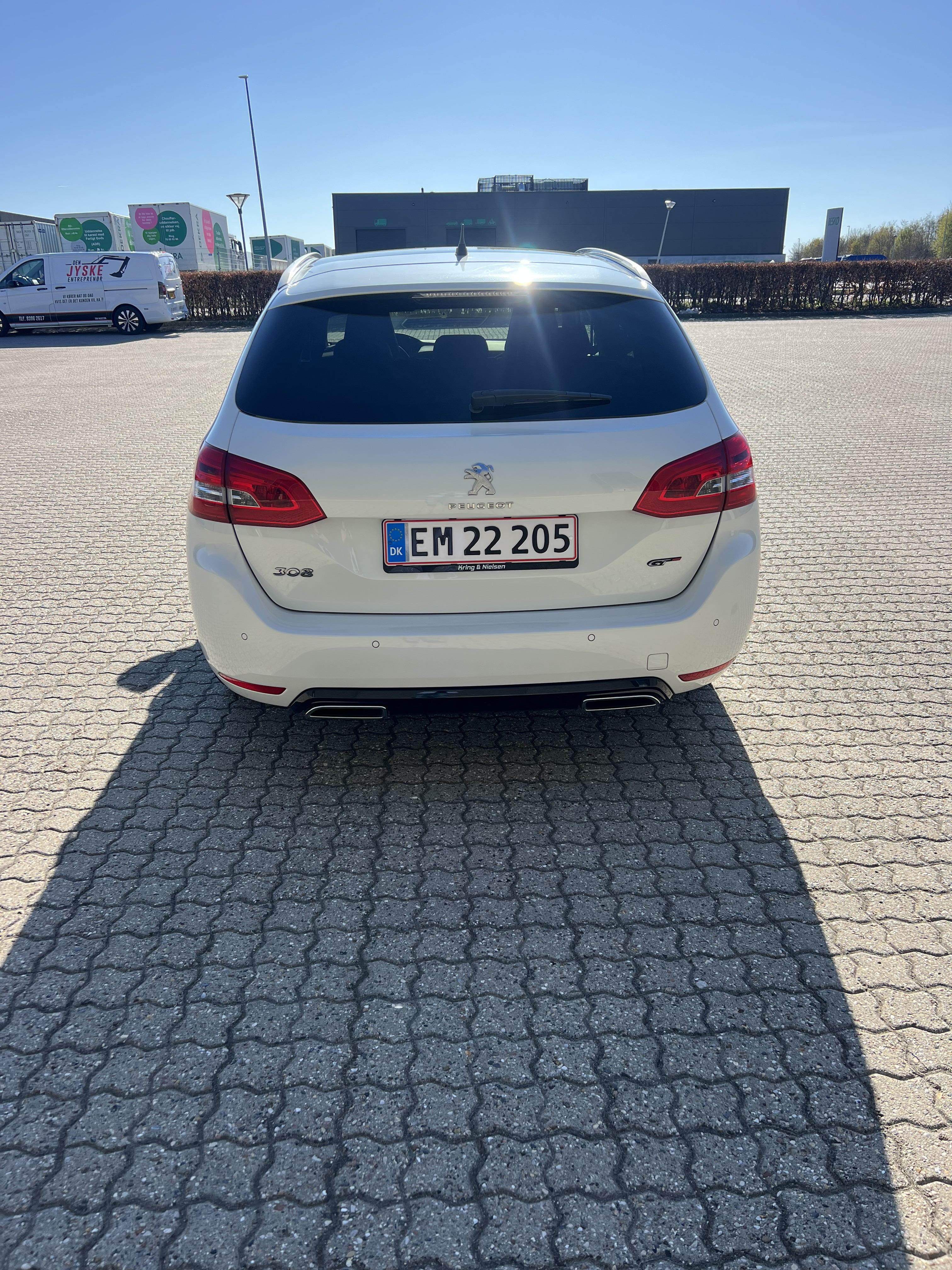 Hvid Peugeot 308 fra 2016