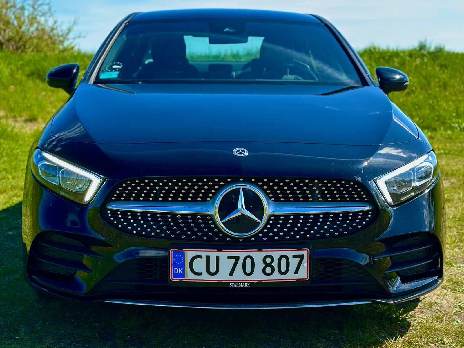 Sort Mercedes A200 fra 2019