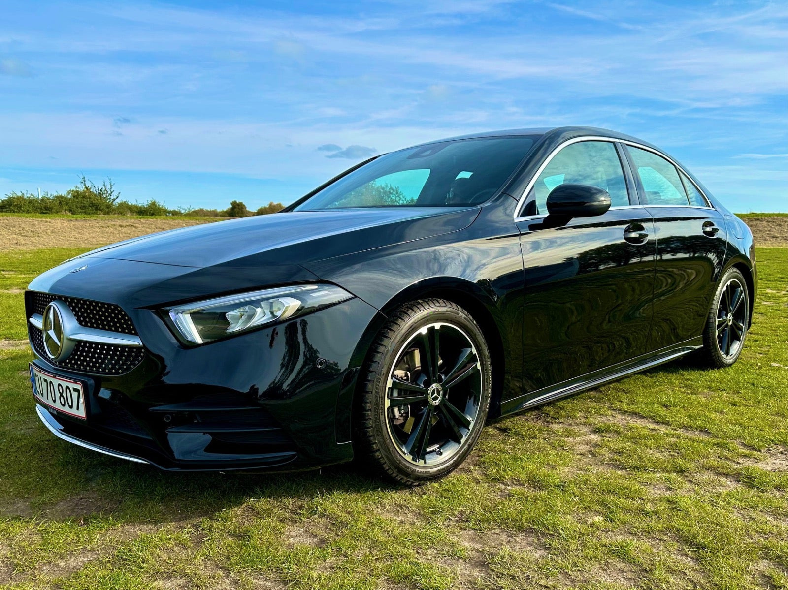 Sort Mercedes A200 fra 2019