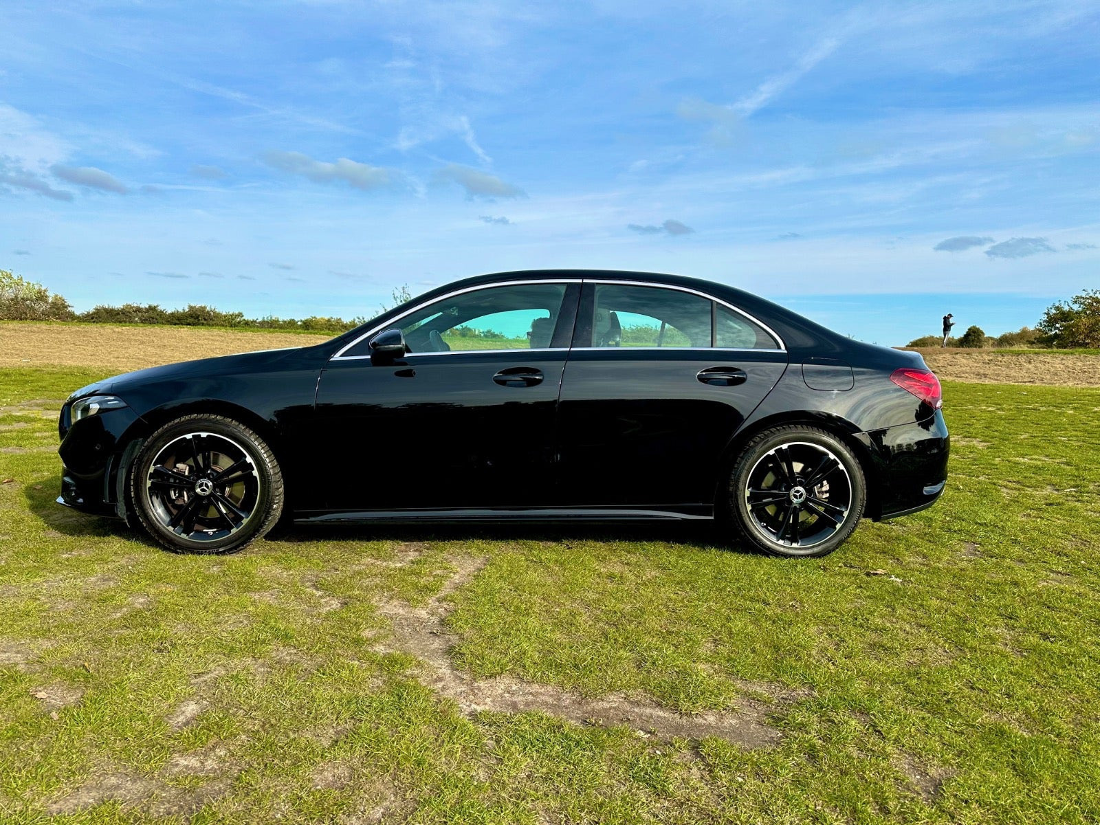 Sort Mercedes A200 fra 2019